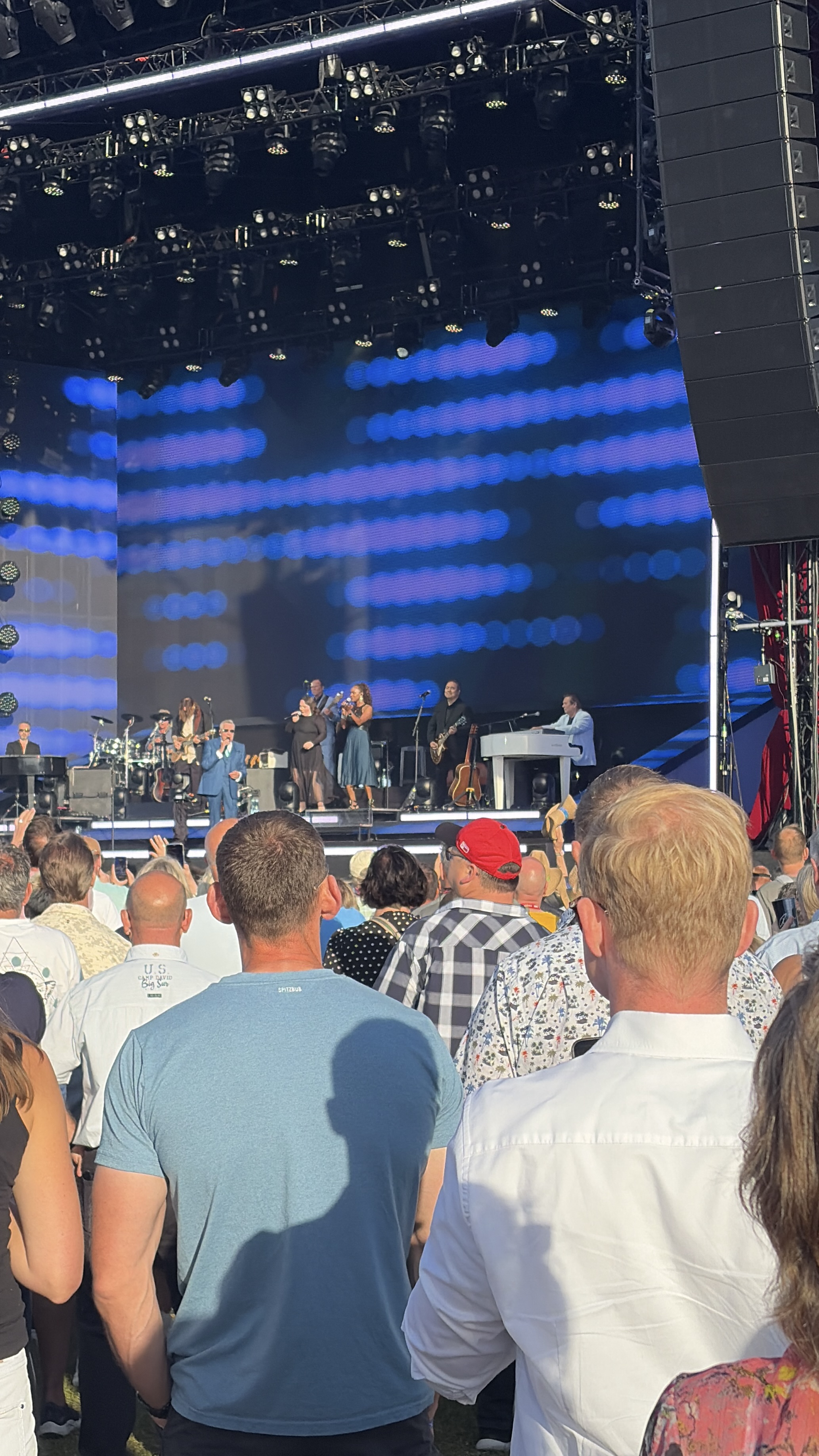 Roland Kaiser Open Air während eines Sommerabends
